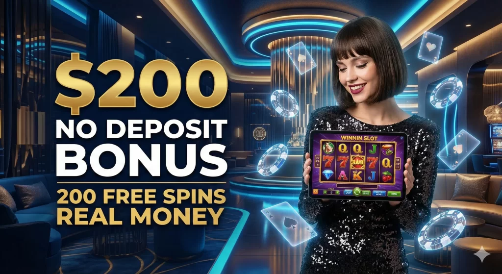 $200 No Deposit Bonus 200 Free Spins Real Money